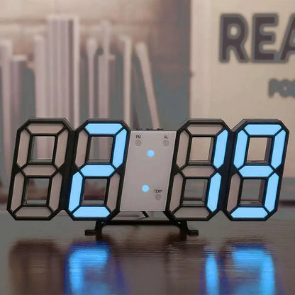 3D LED Digital Clock Desk And Clock Deco