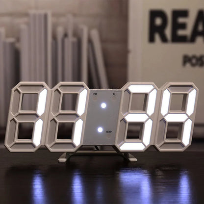 3D LED Digital Clock Desk And Clock Deco